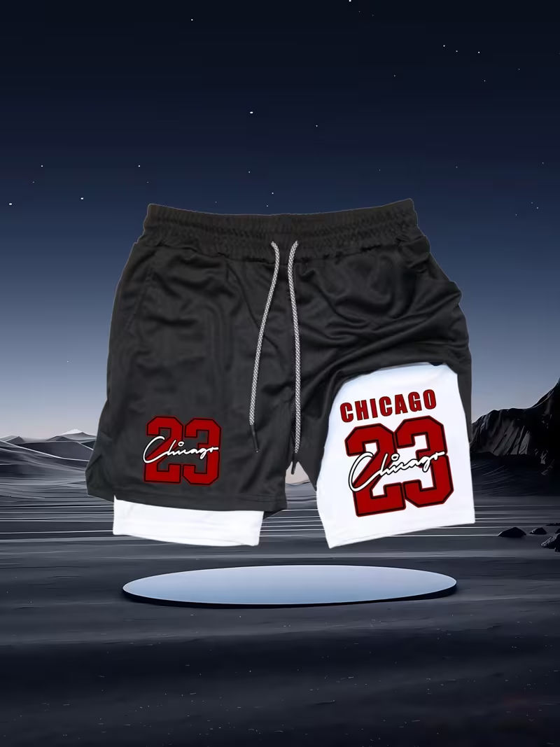 2026 New Men's Quick-Dry Doubl - đánh giá và giá Compression Shorts Athletes