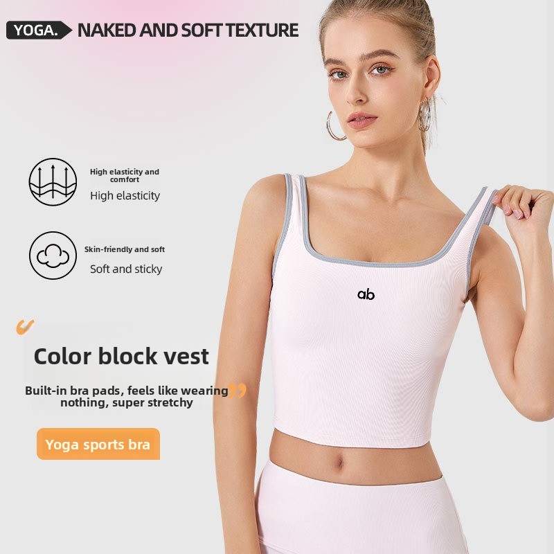 Women Summer Ribbed Yoga Tank  - đánh giá và giá Tank Top Ribbed