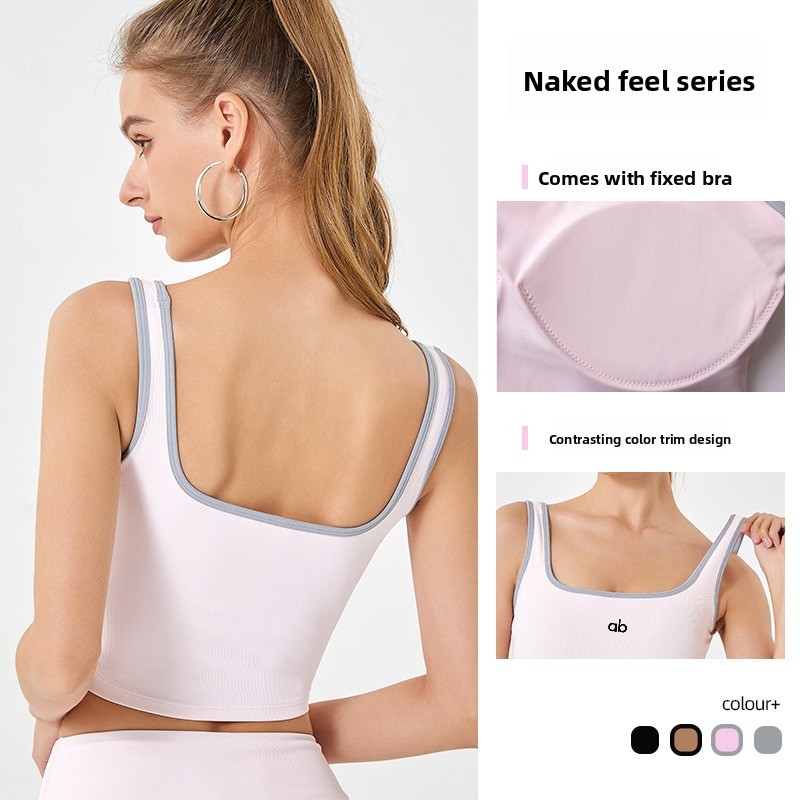 Women Summer Ribbed Yoga Tank  - đánh giá và giá Tank Top Ribbed