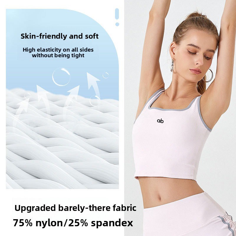 Women Summer Ribbed Yoga Tank  - đánh giá và giá Tank Top Ribbed