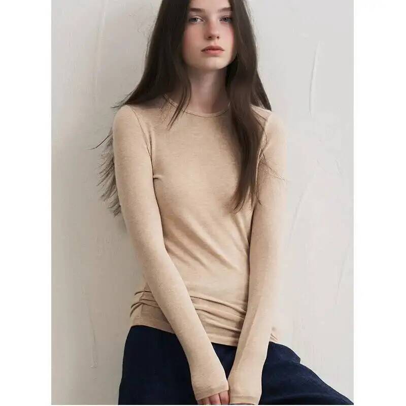 Women Cashmere Blend Long Slee - đánh giá và giá Base Layer Top